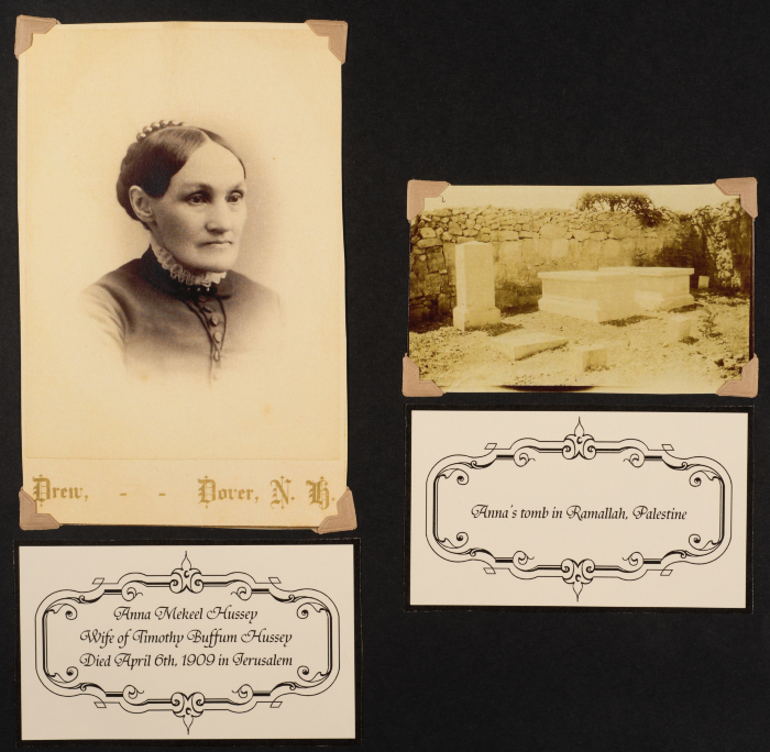 A collection that tells the story of Timothy and Anna Hessie with the Friends School in Ramallah