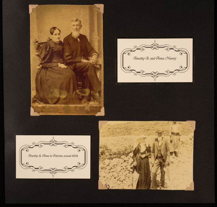 A collection that tells the story of Timothy and Anna Hessie with the Friends School in Ramallah