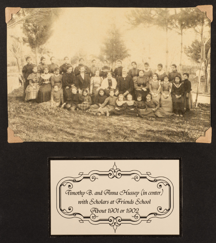 A collection that tells the story of Timothy and Anna Hessie with the Friends School in Ramallah