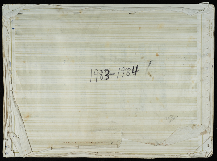 Names and Registration Numbers of Students at the Friends School, 1983-1984