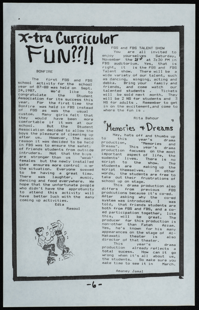 Journal of the issuance of students from Friends school for Girls