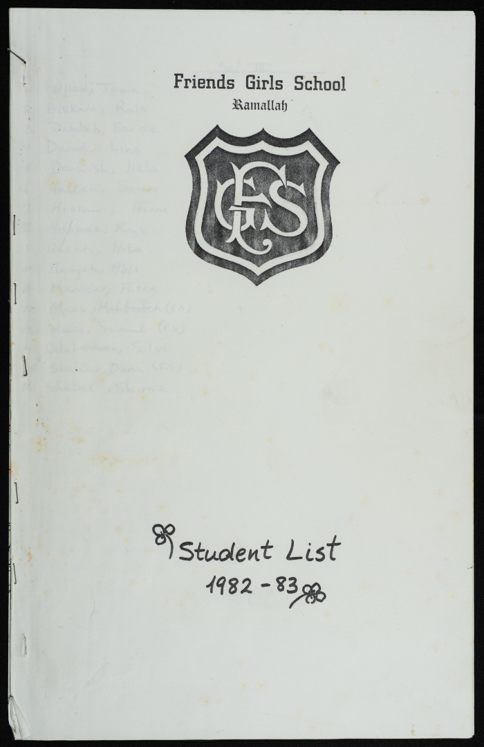 List of students of the Friends School for Girls