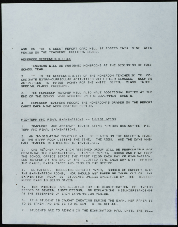 A booklet about the Friends School for Girls