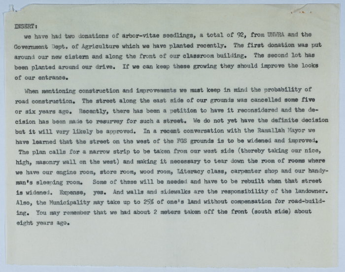 Annual Report of Friends School for Girls, 1965