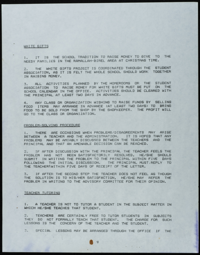 A booklet about the Friends School for Girls