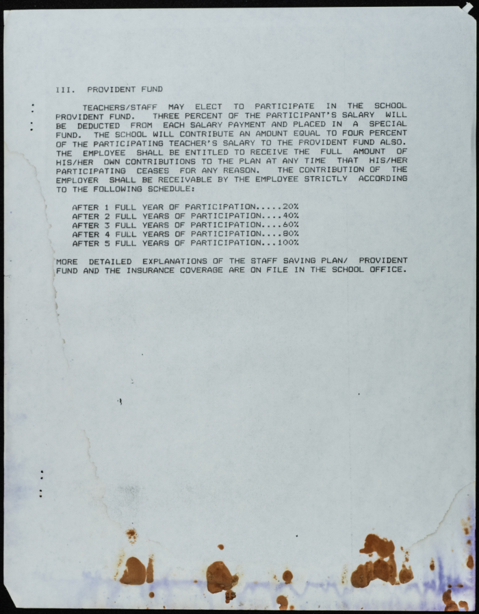 A booklet about the Friends School for Girls