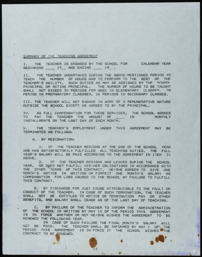 A booklet about the Friends School for Girls