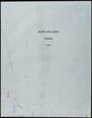 كتيب عن مدرسة الفرندز للبنات