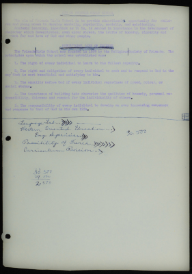 Documents talking about the Friends School