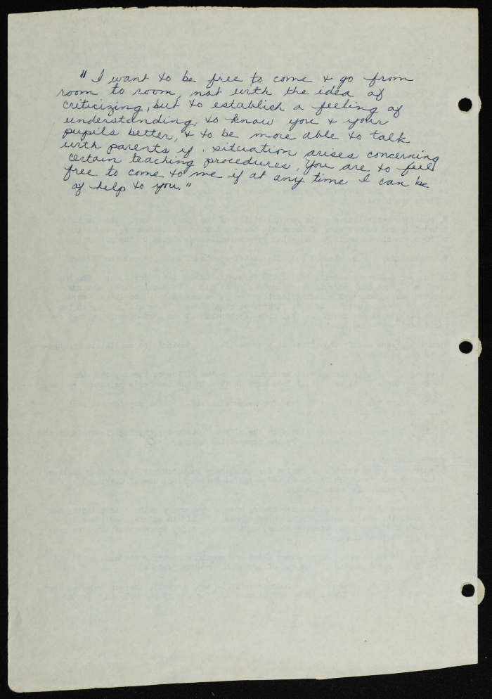 Documents talking about the Friends School