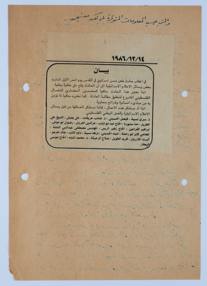 مقالة لإبراهيم الدقاق عام 1986