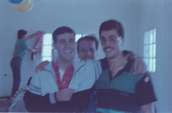 Mohammad Abu ʿaker, his Father, and Sami Shahin