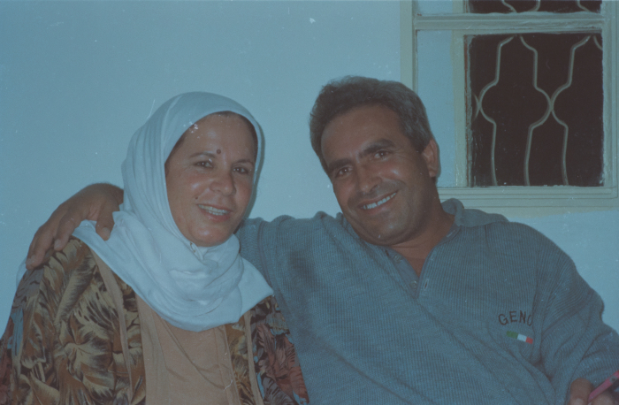 ندى وحسين شاهين في زهرة زفاف لعائلة أبو عكر