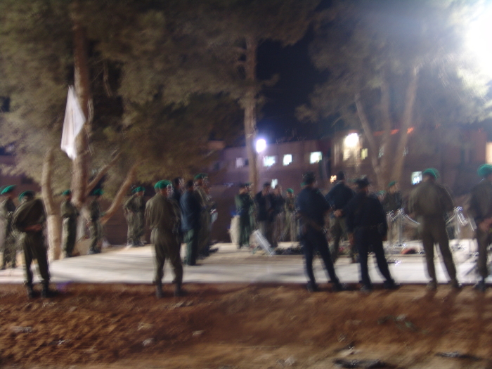 A photograph of the funeral of Late Palestinian President Yassir Arafat in Ramallah