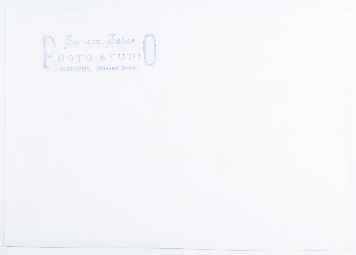 A Postcard Issued by Saman Sahar Photo Studio