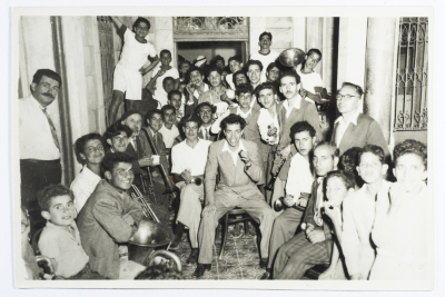 A Postcard Issued by Saman Sahar Photo Studio