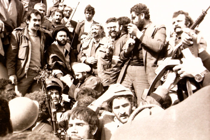 Yasir ʿarafat in Iran, 1979  