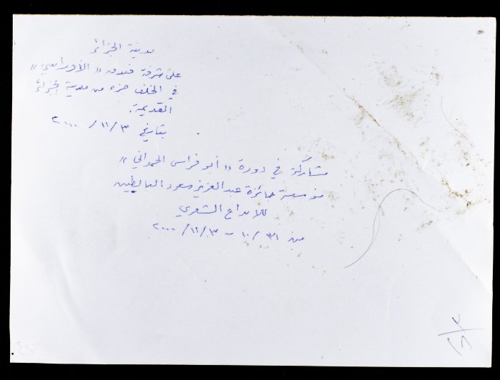 Mohammad Batrawi Participating in a Program Entitled 