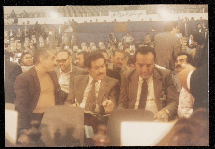 المشاركون في الدورة السابعة عشرة للمجلس الوطني الفلسطيني، عمان، 1984