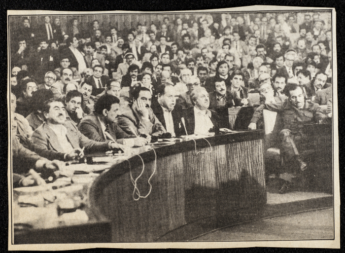 الدورة السادسة عشرة للمجلس الوطني الفلسطيني، قصاصة من جريدة، الجزائر العاصمة، 1983