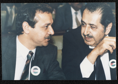  خالد الحسن وياسر عبد ربه، الجزائر، 1987