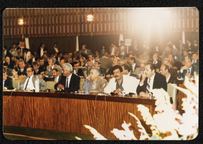 المشاركين في الدورة الثامنة عشر للمجلس الوطني الفلسطيني، الجزائر، 1987