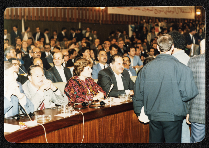 المشاركين في الدورة الثامنة عشر للمجلس الوطني الفلسطيني، الجزائر، 1987