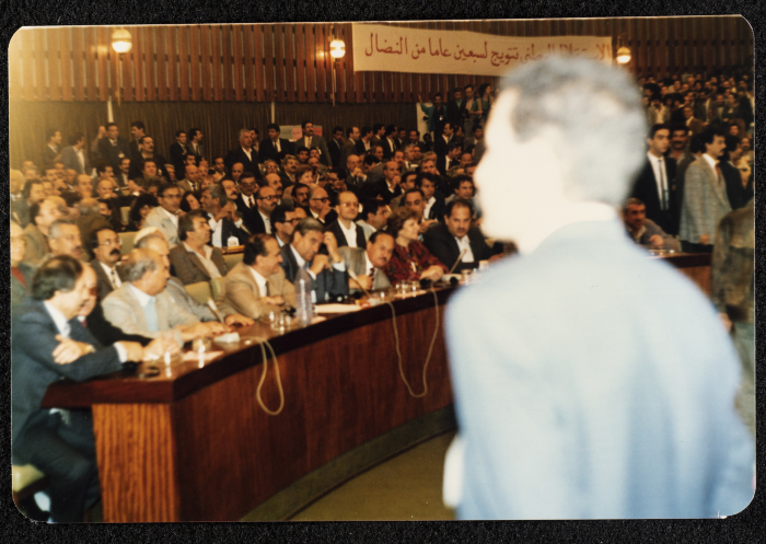 المشاركين في الدورة الثامنة عشر للمجلس الوطني الفلسطيني، الجزائر، 1987