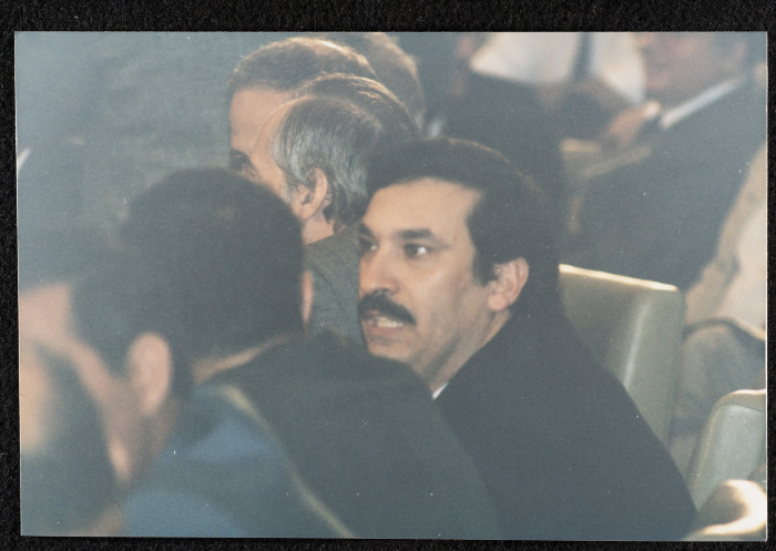 أحد المشاركين في الدورة الثامنة عشر للمجلس الوطني الفلسطيني، الجزائر، 1987