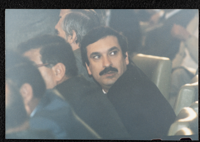 أحد المشاركين  في الدورة الثامنة عشر للمجلس الوطني الفلسطيني، الجزائر، 1987