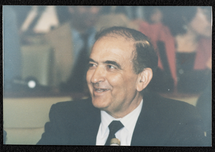 أحد  المشاركين  في الدورة الثامنة عشر للمجلس الوطني الفلسطيني، الجزائر، 1987