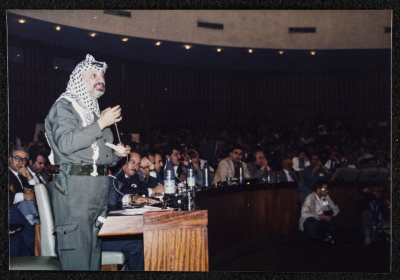 Yaser Arafat, Algeria, 1987