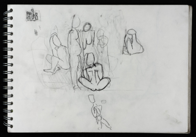 مسوّدة "اسكتش" من اعمال ليان شوابكة
