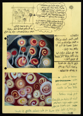 Paintings from "Loss" Artwork Project by the Artist Layan Shawabka