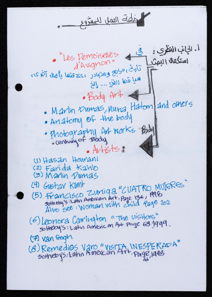 A Work Plan for 