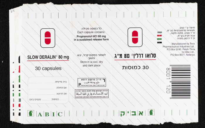 Texts by Mohammad Batrawi Written on Medicine Boxes
