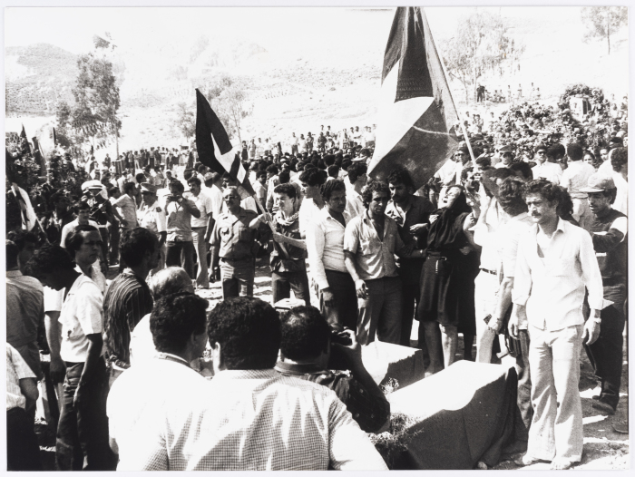 The Funeral Procession of the Shaheeds of the Israeli Air Raid, Hammam Chott, 1985
