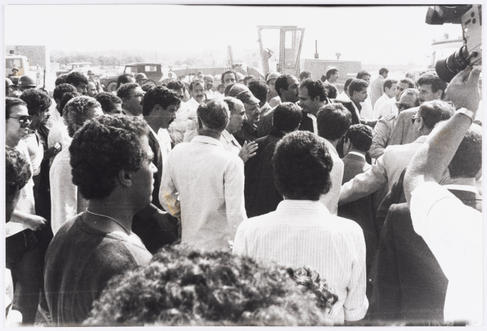 ياسر عرفات وصلاح خلف، حمام الشط، 1985