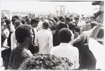 ياسر عرفات وصلاح خلف، حمام الشط، 1985