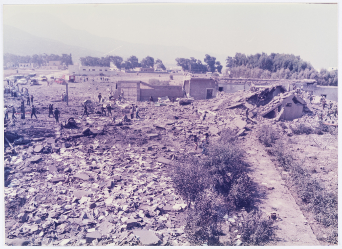 The Effects of the Israeli Air Raid on Hammam Chott City, 1985