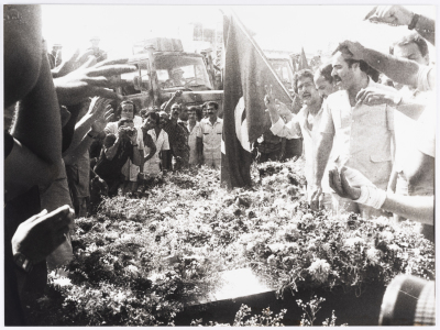 The Funeral Procession of the Shaheeds of the Israeli Air Raid, Hammam Chott, 1985