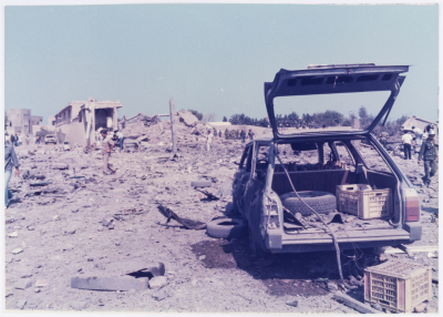 The Effects of the Israeli Air Raid on Hammam Chott City, 1985