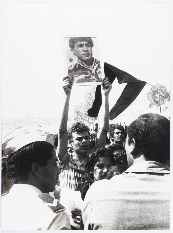 The Funeral Procession of the Shaheeds of the Israeli Air Raid, Hammam Chott, 1985