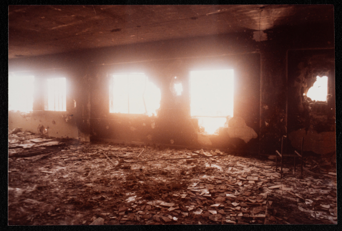 A Glimpse of the Destruction Across Samed's Factories in Beirut, June 1985
