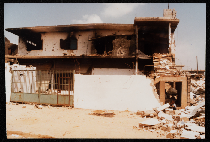 A Glimpse of the Destruction Across Samed's Factories in Beirut, June 1985