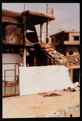 A Glimpse of the Destruction Across Samed's Factories in Beirut, June 1985