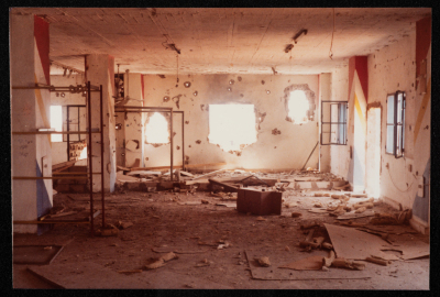 A Glimpse of the Destruction Across Samed's Factories in Beirut, 1985