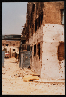 A Glimpse of the Destruction Across Samed's Factories in Beirut, 1985
