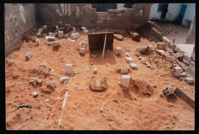 A Glimpse of the Trails of Destruction across Samed