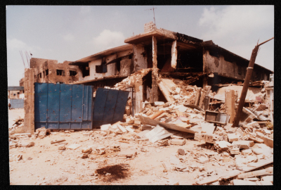 A Glimpse of the Trails of Destruction across Samed